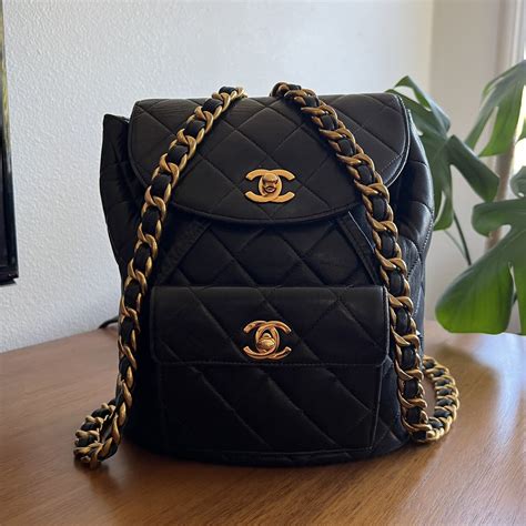 bottoni vintage chanel|chanel backpack.